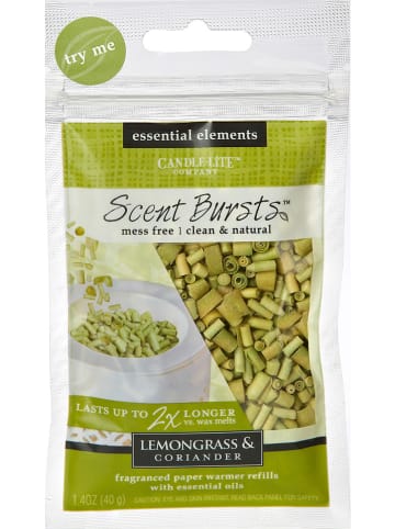 CANDEL-LITE Geurkorrels "Lemongras & Coriander" groen - 40 g