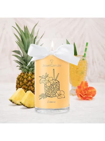 Juwelkerze Duftkerze mit Ohrringen "L'Ananas" - 400 g
