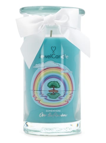 Juwelkerze Duftkerze mit Ohrringen "Somewhere Over The Rainbow" - 400 g