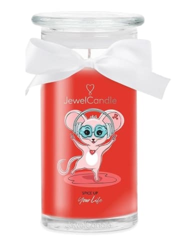 Juwelkerze Geurkaars met oorringen "Spice Up Your Life" - 400 g