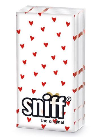 ppd Chusteczki "Little Hearts" w kolorze białym