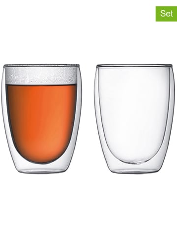 bodum 2-delige set: isoleerglazen "Pavina" - 350 ml