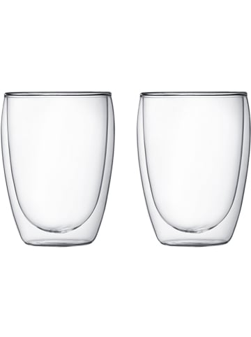 bodum 2-delige set: isoleerglazen "Pavina" - 350 ml