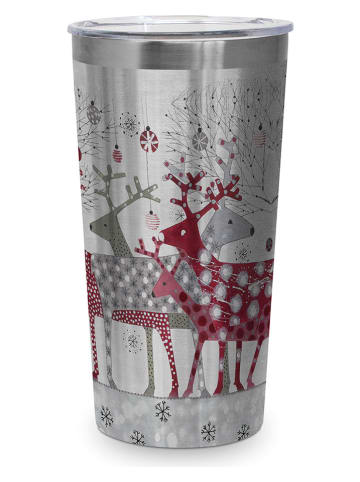 ppd Kubek termiczny "Scandic" w kolorze srebrnym - 400 ml