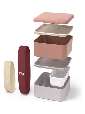Monbento Lunchbox in Rosa/ Hellgrau - 1,7 l