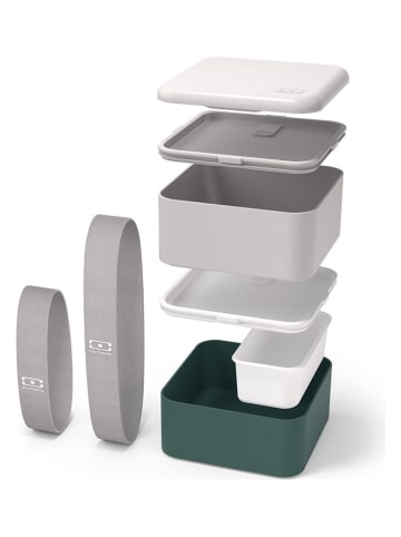 Monbento Pojemnik w kolorze jasnoszaro-zielonym na lunch - 1,7 l