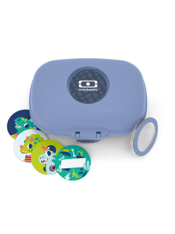 Monbento 3-delige lunchset "Tresor" blauw/groen