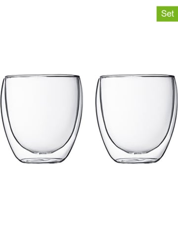 bodum 2-delige set: isoleerglazen "Pavina" - 250 ml