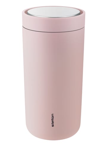 Stelton Isoleerbeker "To Go Click" lichtroze - 400 ml