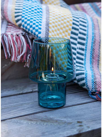 RIG-TIG Öllaterne "Viva" in Grün - (H)16,5 x Ø 10,5 cm