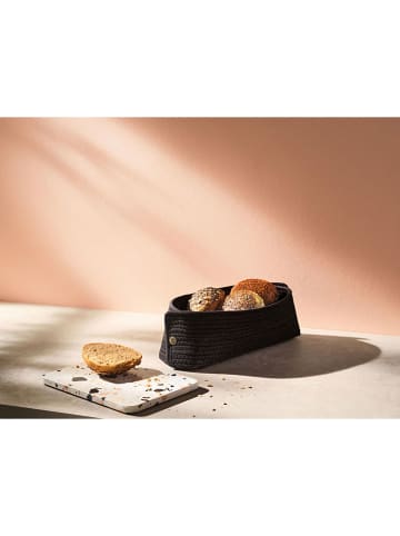 RIG-TIG Broodmand "Knit it" zwart - (B)30 x (H)10 x (D)15 cm