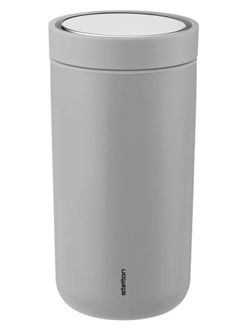 Stelton Kubek termiczny "To Go Click" w kolorze szarym - 200 ml