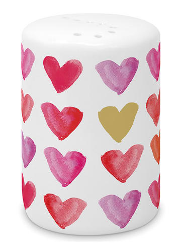 ppd Solniczka "Aquarell Hearts" w kolorze biało-jasnoróżowym - 350 ml