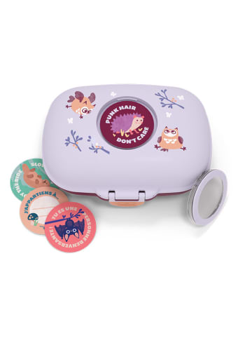 Monbento Snackbox "Owly" paars - 600 ml