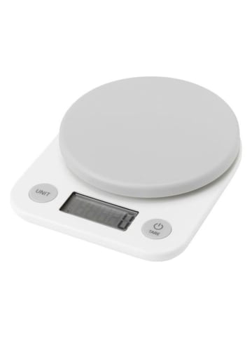 RIG-TIG Küchenwaage ''Foodie'' in Weiß - (B)17 x (H)3,1 x (T)13,5 cm