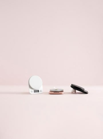 RIG-TIG Keukenweegschaal "Foodie" zwart - (B)17 x (H)3,1 x (D)13,5 cm