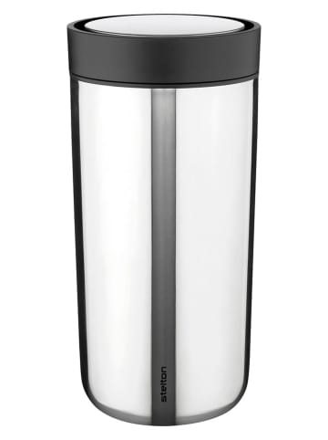 Stelton Kubek termiczny "To Go Click" w kolorze srebrnym - 400 ml