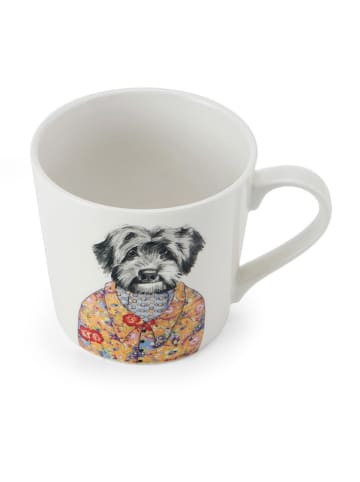 Mikasa Kubek "Cockapoo" w kolorze białym ze wzorem - 380 ml