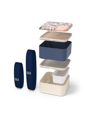 Monbento Pojemnik w kolorze kremowo-niebiesko-jasnoróżowym na lunch - 1,7 l