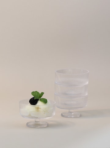 Stelton 3-delige set: kommen "Pilastro" transparant - Ø 11 cm