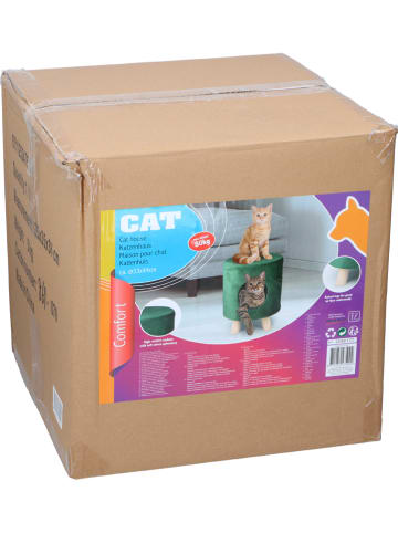 Edco Kattenhuis groen - (H)44 x Ø 35 cm