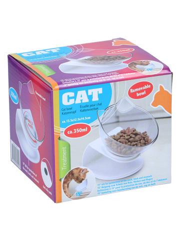 Edco Kattenvoerbak wit - 350 ml