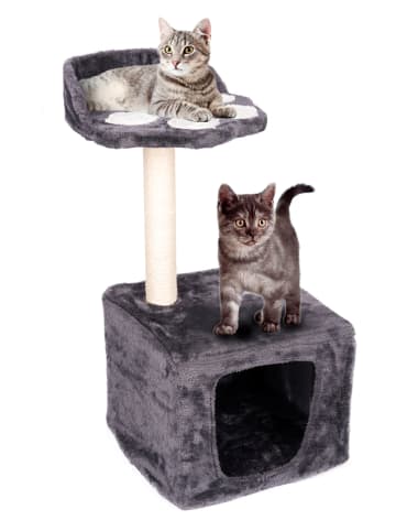 Edco Drapak w kolorze szaro-kremowym dla kota - 30 x 68 x 30 cm