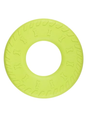 Edco 2-delige set: hondenspeelgoed groen/lichtroze - Ø 25 cm