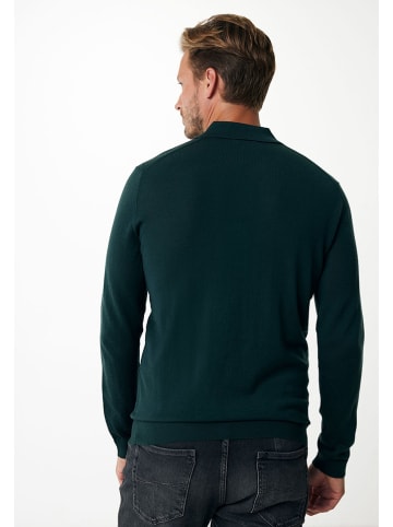 Mexx Wełniany sweter "Archie" w kolorze ciemnozielonym