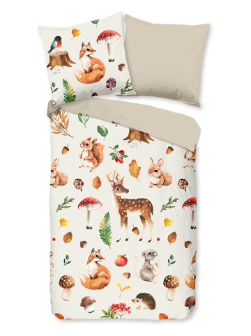 Good Morning Komplet pościeli "Autumn" w kolorze beżowym