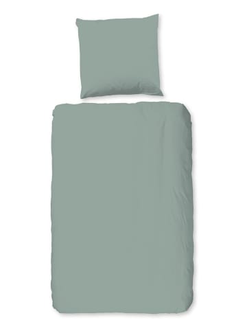 Good Morning Flanellen beddengoedset groen