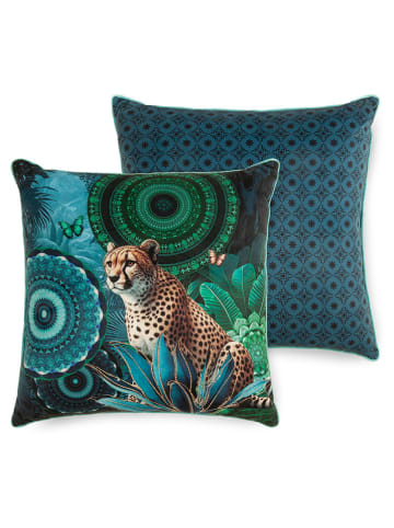 Hip Kissen ''Nyah'' in Petrol/ Bunt