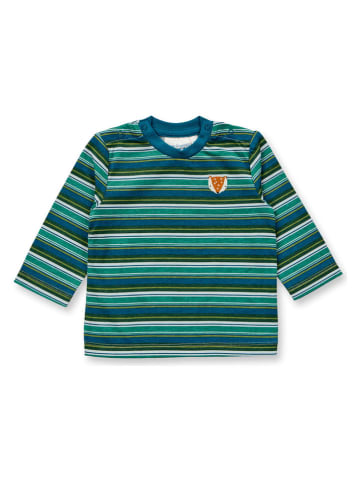 Sense Organics Koszulka "Elan" w kolorze zielono-niebieskim