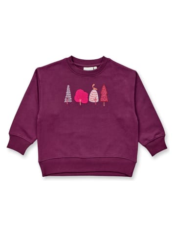 Sense Organics Sweatshirt "Dari" auberginekleurig