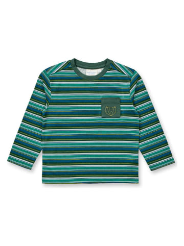 Sense Organics Longsleeve "Luke" groen/blauw
