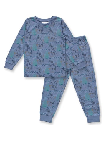 Sense Organics Pyjama "Long John" in Blau