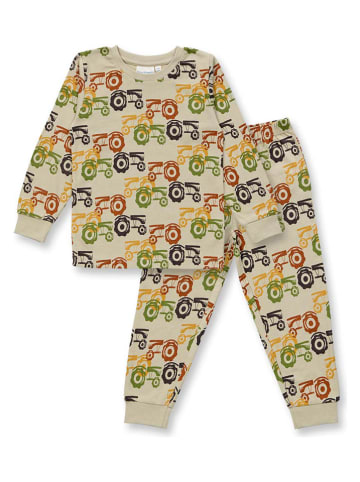 Sense Organics Pyjama "Long John" in Beige/ Bunt