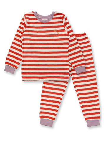 Sense Organics Pyjama "Long John" in Rot/ Mauve