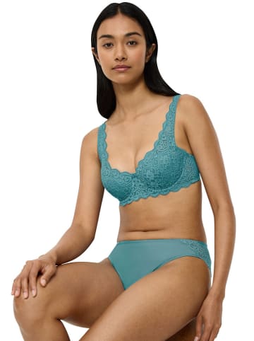 Triumph Biustonosz "Amourette" w kolorze turkusowym