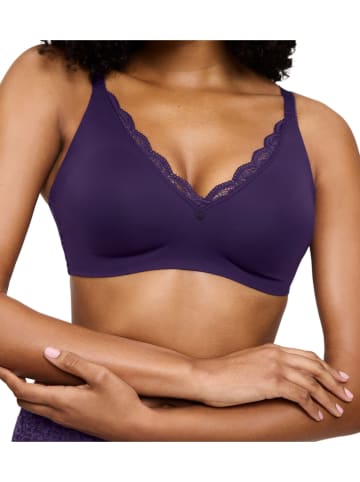 Triumph Beugelloze beha auberginekleurig