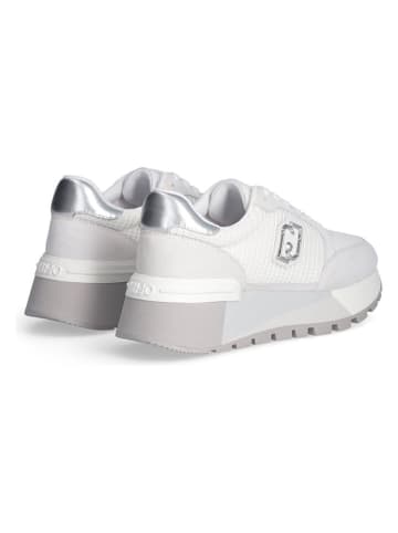 Liu Jo Skórzane sneakersy w kolorze białym