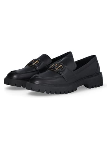 Liu Jo Skórzane mokasyny "Cora" w kolorze czarnym