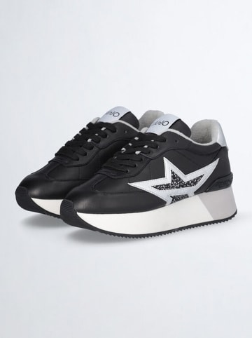 Liu Jo Sneakersy w kolorze srebrno-czarnym