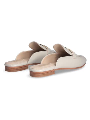 Liu Jo Leren clogs crème