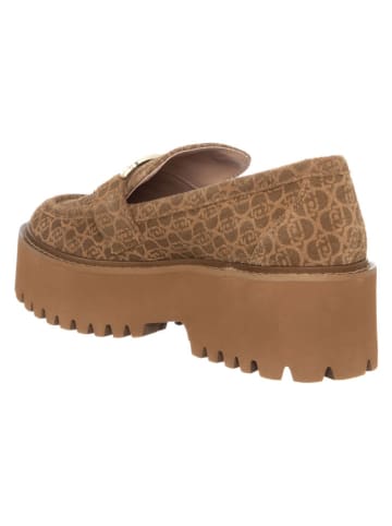 Liu Jo Leder-Slipper "Forty" in Hellbraun