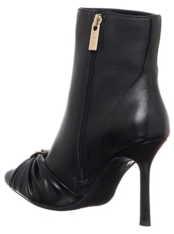 Liu Jo Leder-Stiefeletten in Schwarz