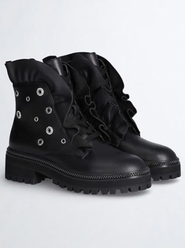 Liu Jo Leren boots zwart
