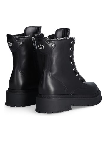 Liu Jo Leder-Boots in Schwarz
