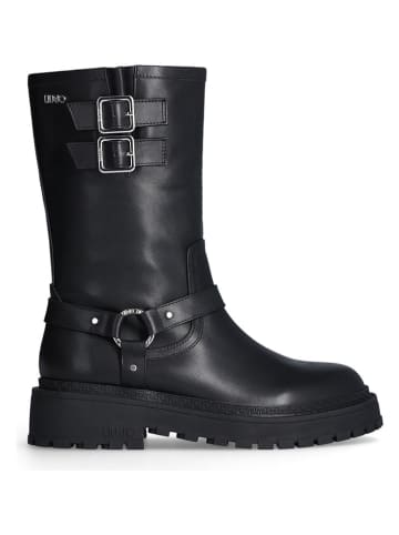 Liu Jo Leder-Boots in Schwarz