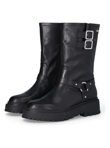 Liu Jo Skórzane botki w kolorze czarnym